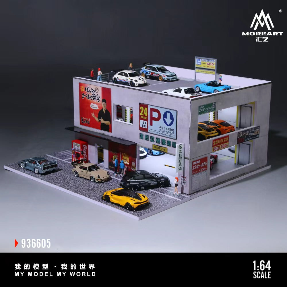 [Preorder] MoreArt 1:64 JAPANESE PARKING BUILDING SCENE MO936605