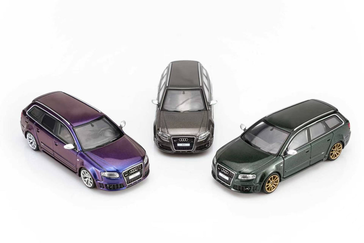 [Preorder] MOTORHELIX 1:64 Audi RS4 (B7) 2005 (3 Colours) M68307 / M68308 / M68311