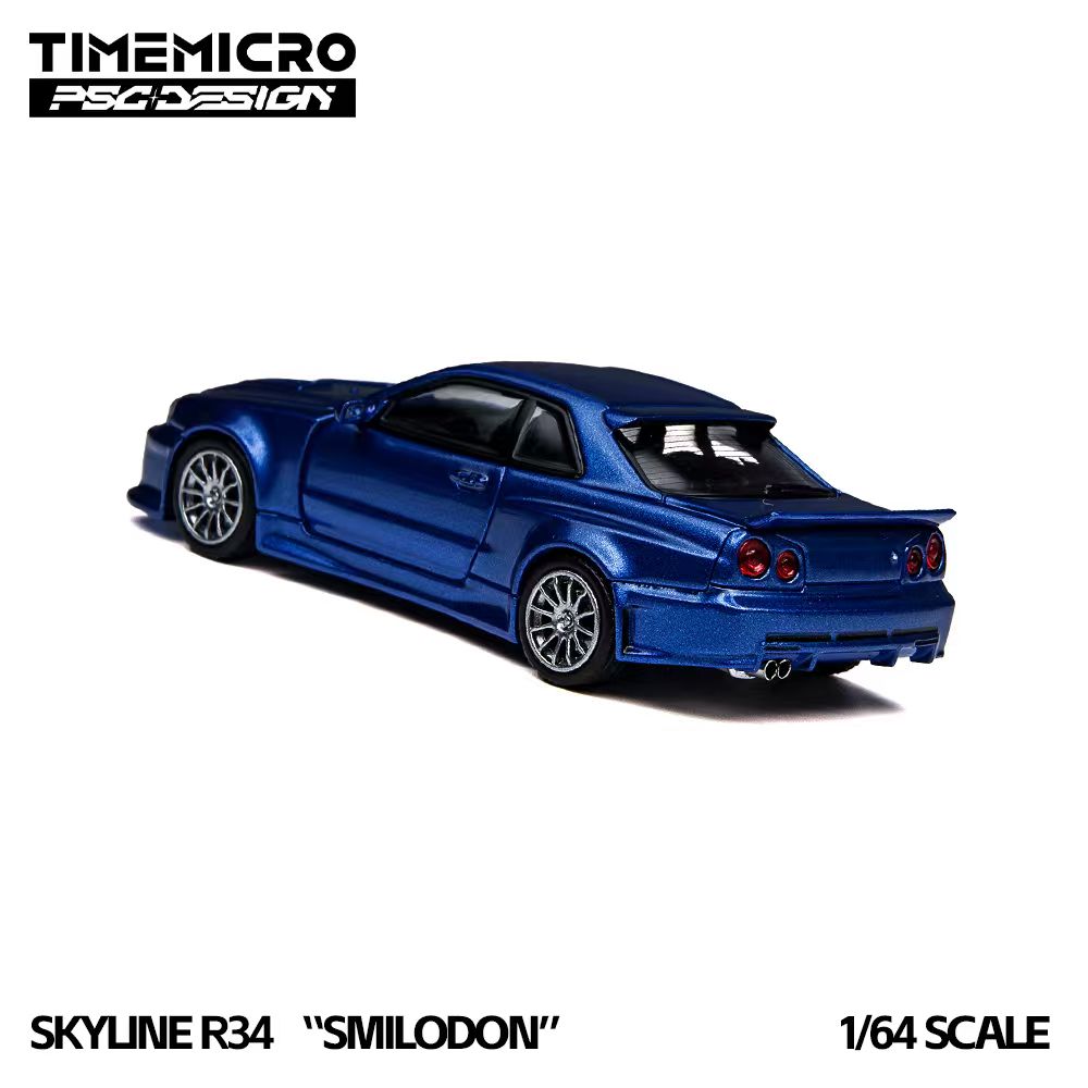 [Preorder] TimeMicro × PSC DESIGN 1:64 R34 "Smilodon" × RWB 964 Navy Blue TM648403/ TM648404