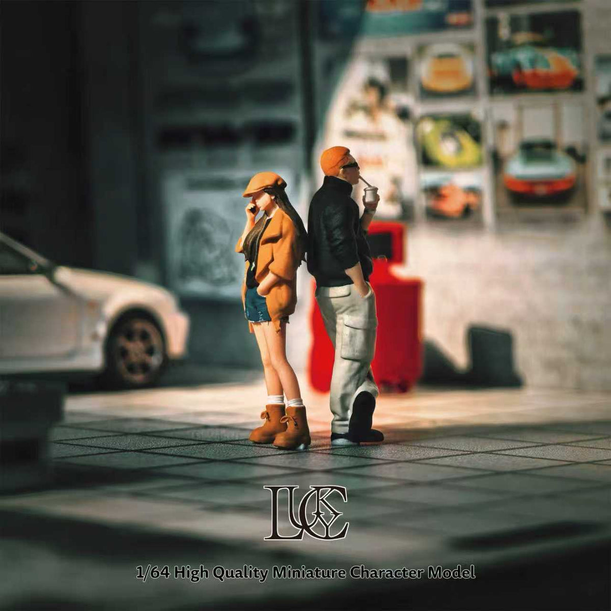 [Preorder] Lucky Studio 1:64 The Drink Guy and The Phone Girl Duo LK2026032706