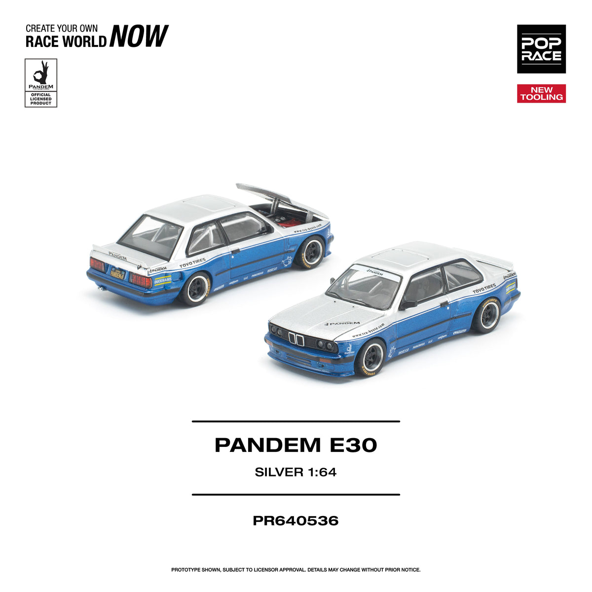 [Preorder] POPRACE 1:64 PANDEM E30 PR640536