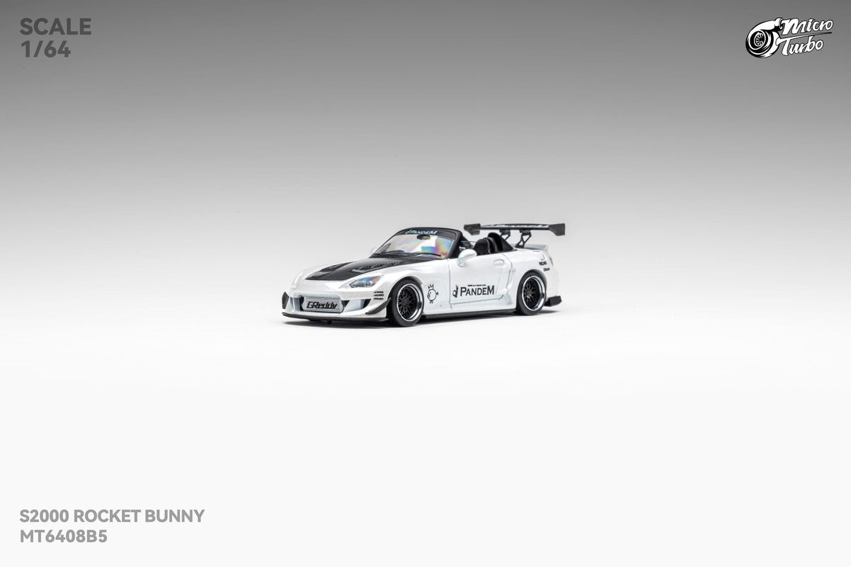 [Preorder] Microturbo 1:64 Custom S2000 RB - Metallic White MT6408B5