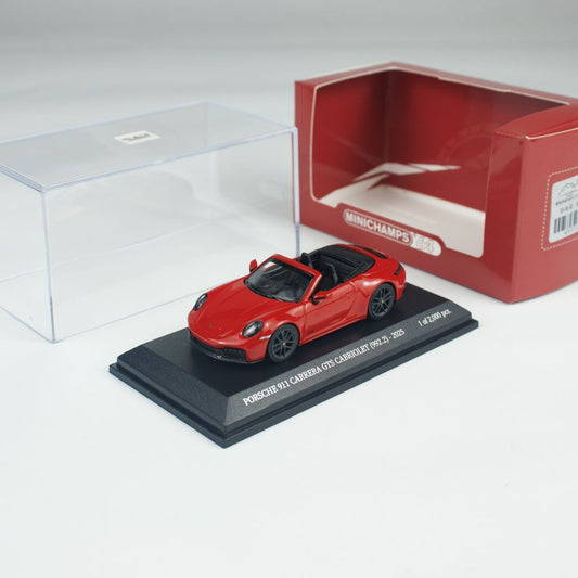 Minichamps 1:64 PORSCHE 911 (992.2) CARRERA GTS CABRIOLET RED CLDC 643064133