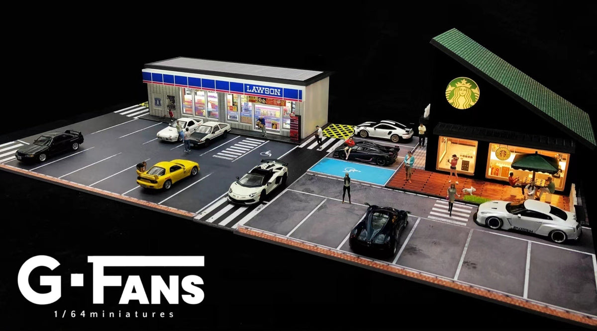 G.Fans 1:64 Starbucks Building Diorama Model 710025