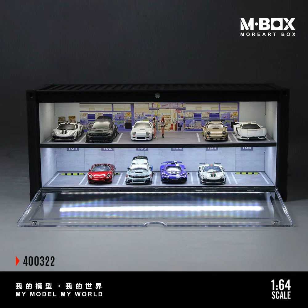 [Preorder] MBOX 1:64 CONTAINER MODEL STORAGE SCENE (2 Versions) MB400321/MB400322