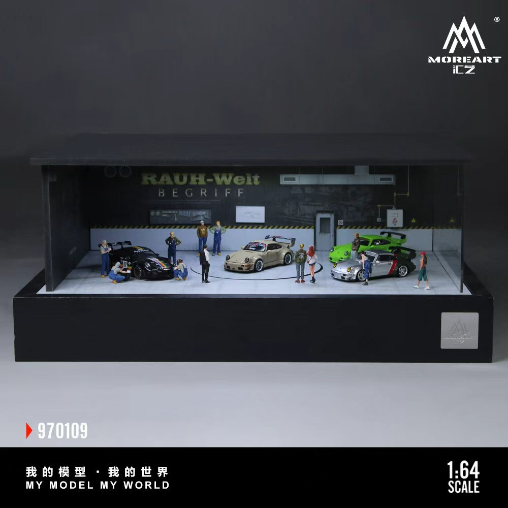 [Preorder] MoreArt 1:64 RWB TURNTABLE SCENE MO970109