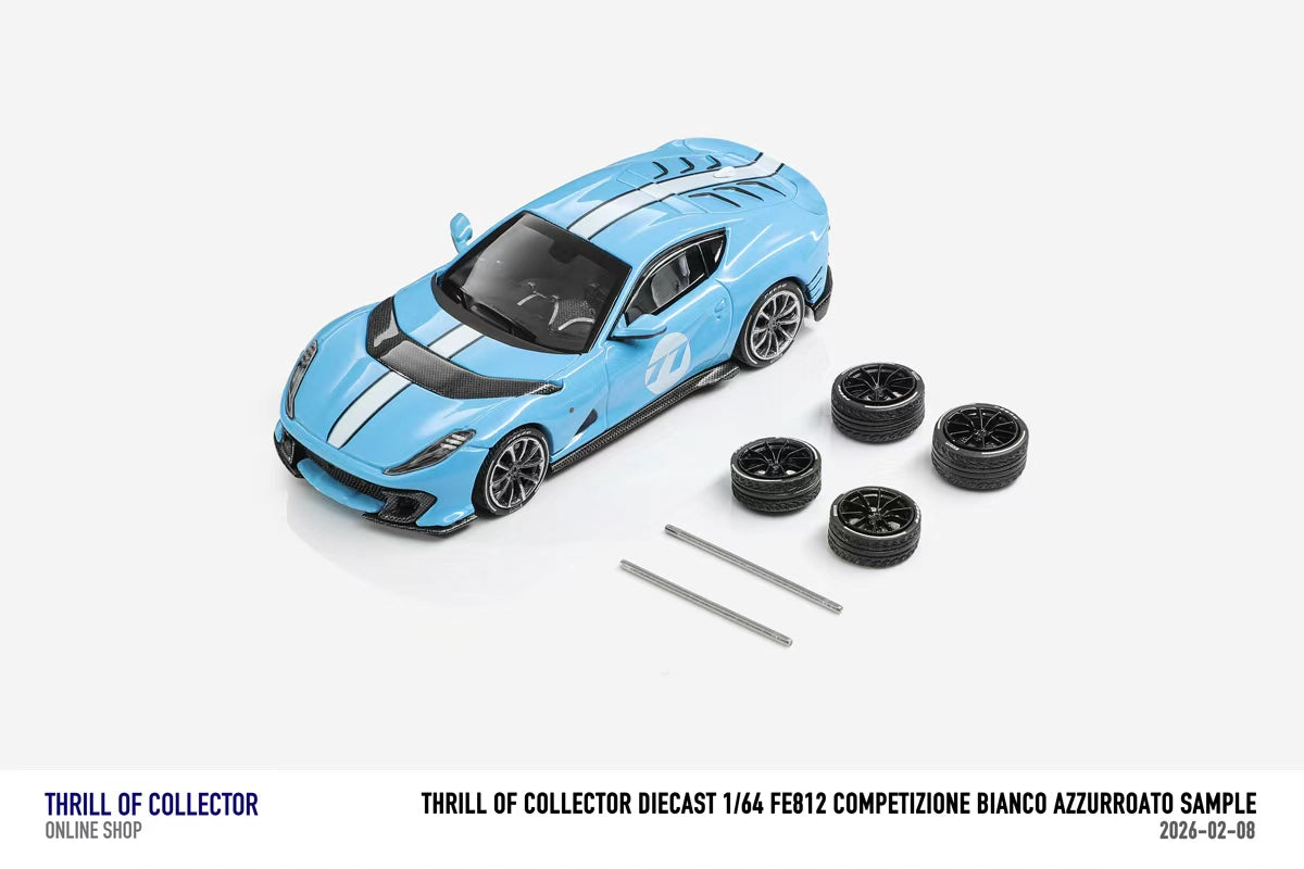 TOC 1:64 Ferrari 812C 3.0 (4 Colours)