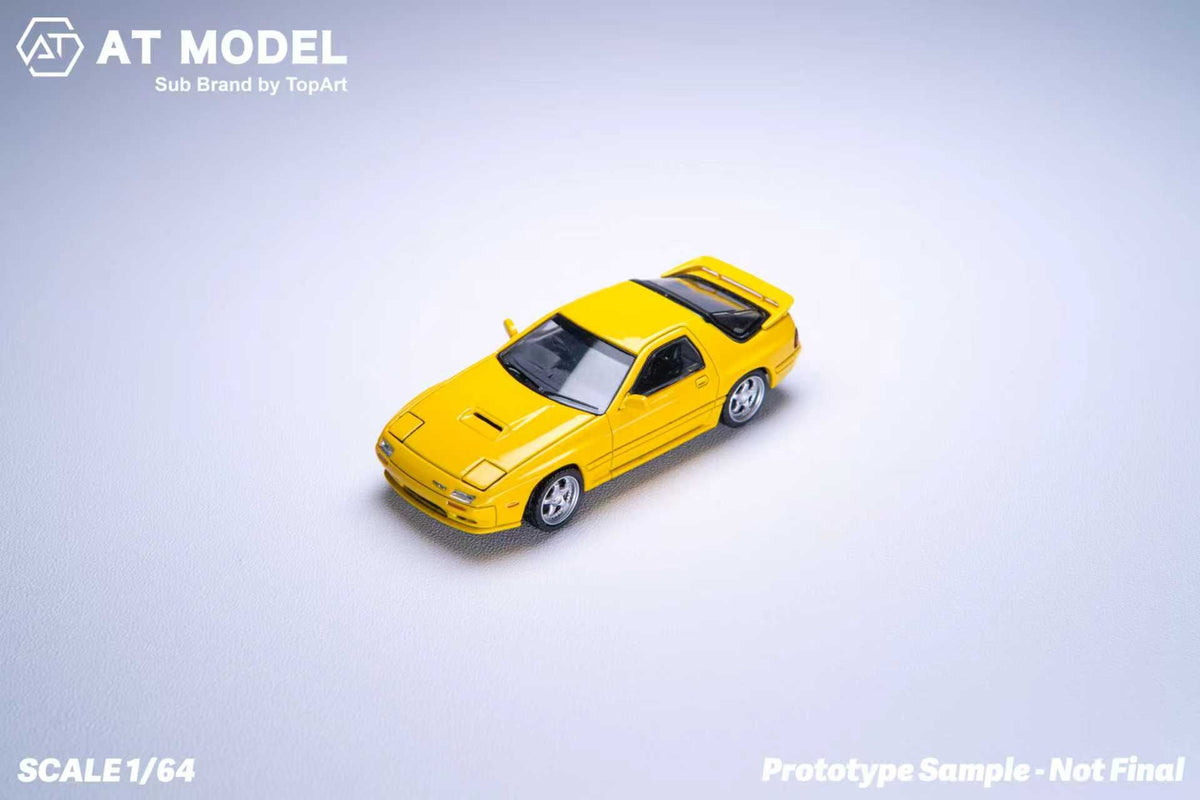 [Preorder] AT Model 1:64 Mazda RX7 FC3S infinity Lemon Yellow