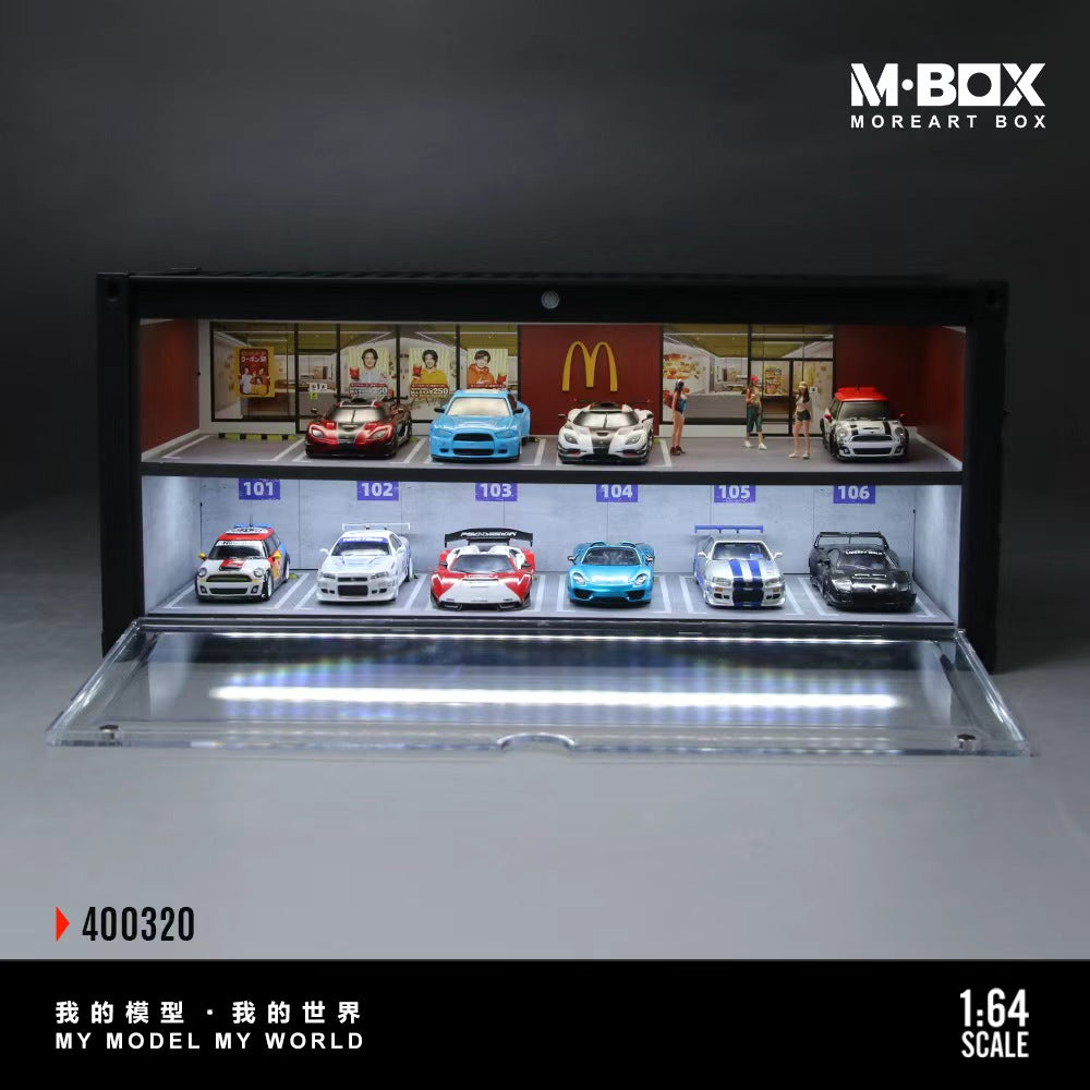 MBOX 1:64 CONTAINER MODEL STORAGE SCENE (2 Versions) MB400319/MB400320