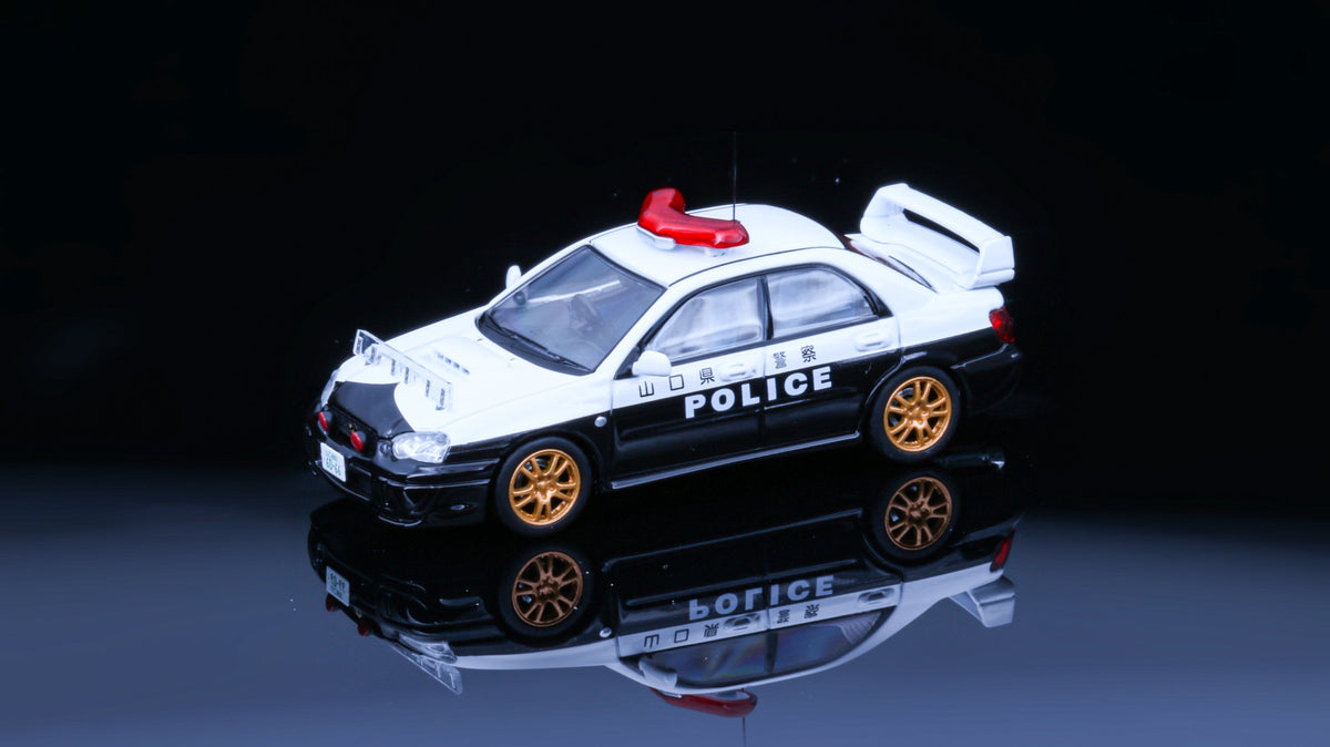 Rollin 1:64 Subaru STI Japanese Police car  (4 Versions)