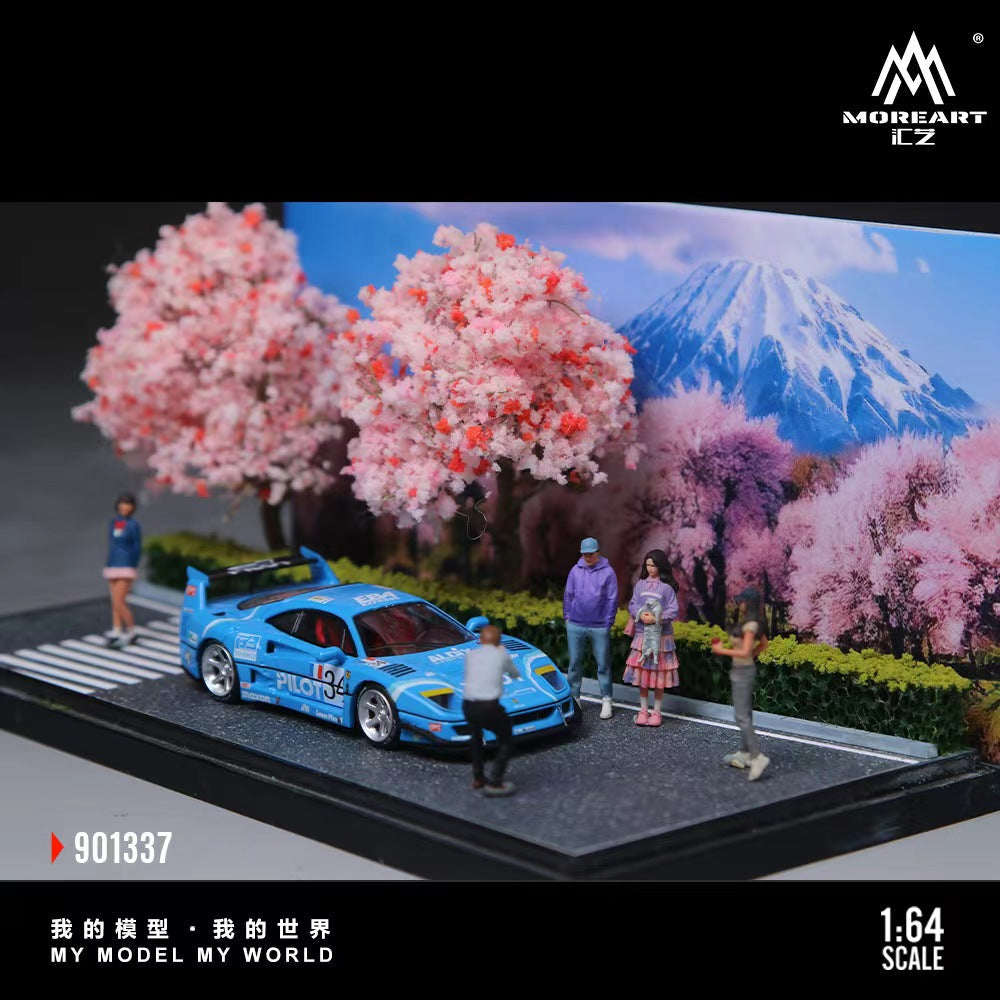 [Preorder] MoreArt 1:64 SPRING SPECIAL - FUJI CHERRY BLOSSOM SCENE MO901337