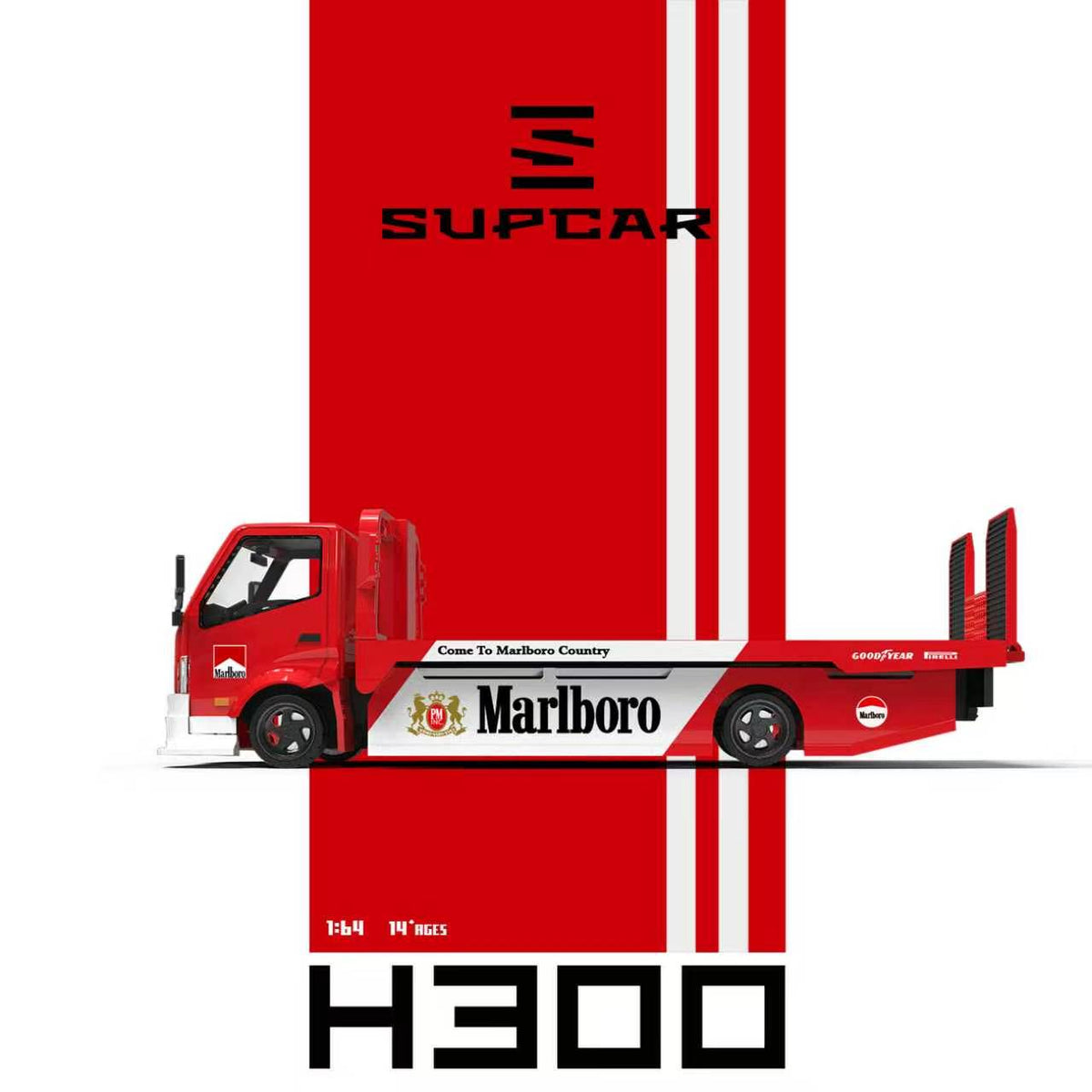 [Preorder] SUPCAR 1:64 H300 Marlboro Livery SC647249