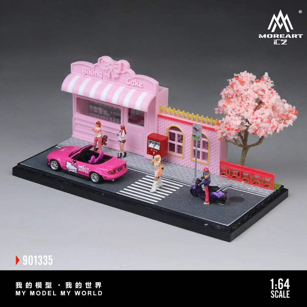 MoreArt 1:64 PINK DOLL STORE SCENE Diorama MO901335