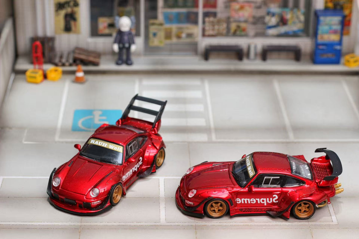[Preorder] Street Weapon 1:64 RWB 993 Supreme Metallic Red (2 Versions)