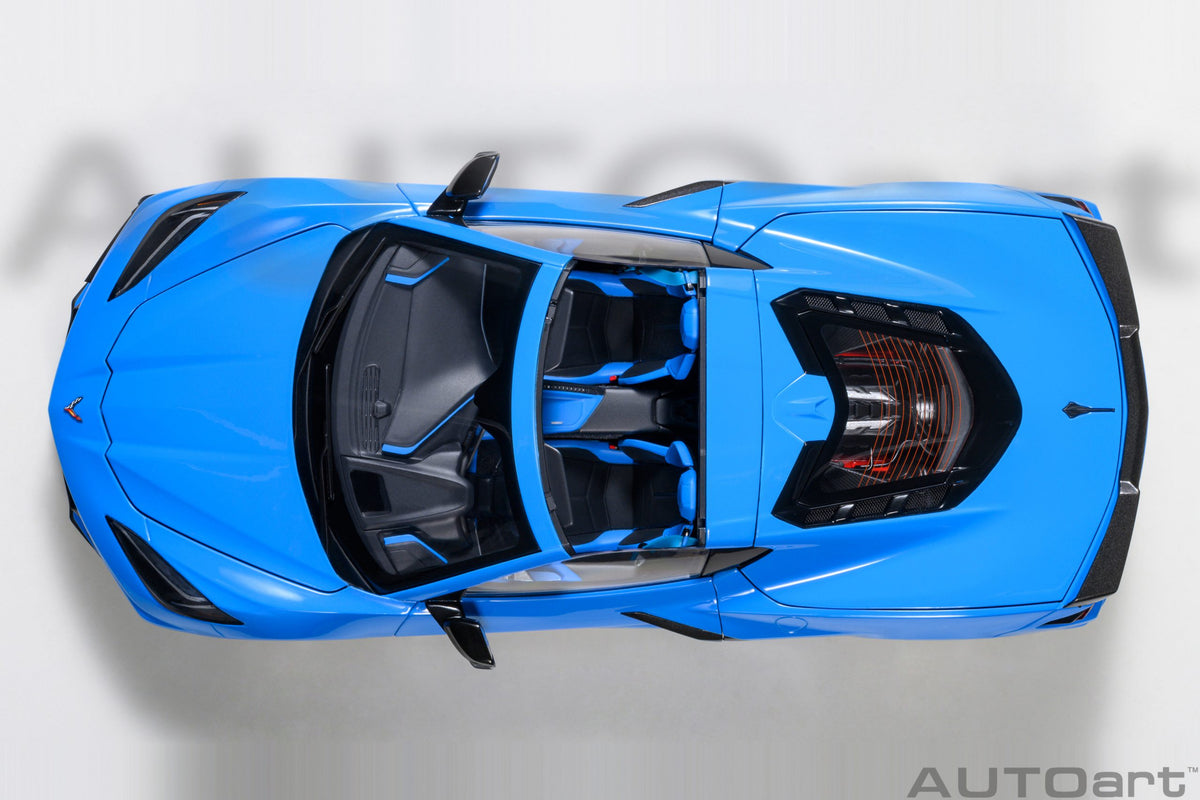 AUTOart 1:18 Chevrolet Corvette C8 Stingray Z51 in Rapid Blue 71281