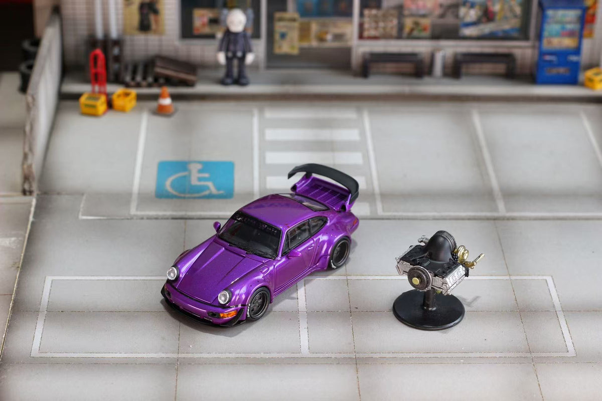 [Preorder] Street Weapon 1:64 RWB 964 Metallic Violet