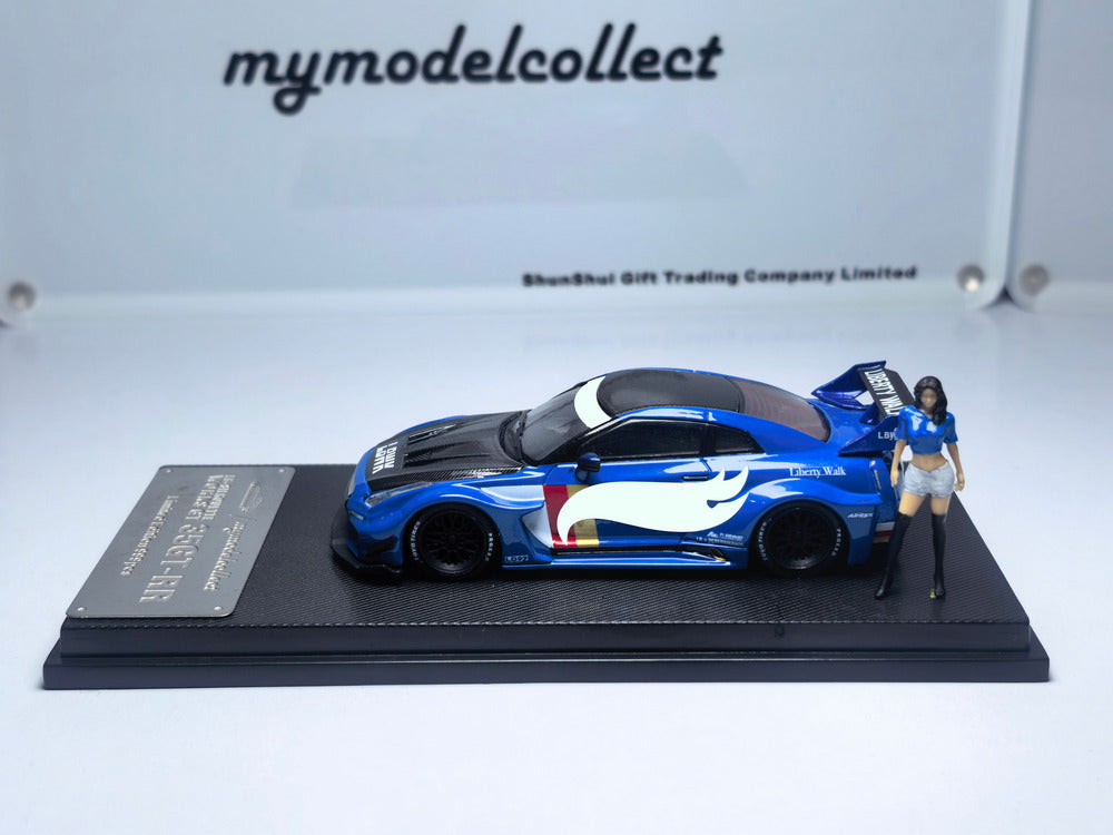 [Preorder] Model Collect 1:64 Nissan LB GTR GT Blue White Striped MC640005E