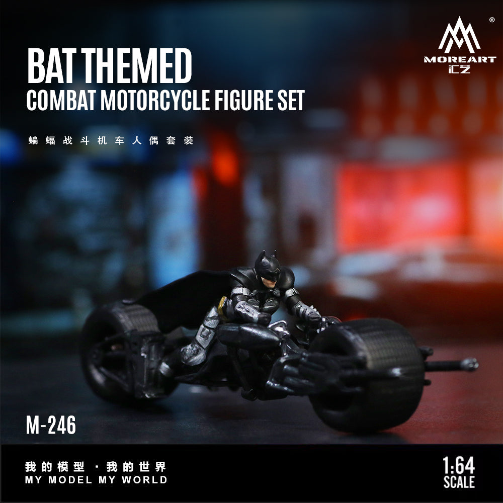 [Preorder] MoreArt 1:64 BAT THEMED COMBAT MOTORCYCLE MO222246