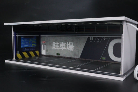 G.Fans MODELS 1:64 Garage with Lights Diorama Model 710022