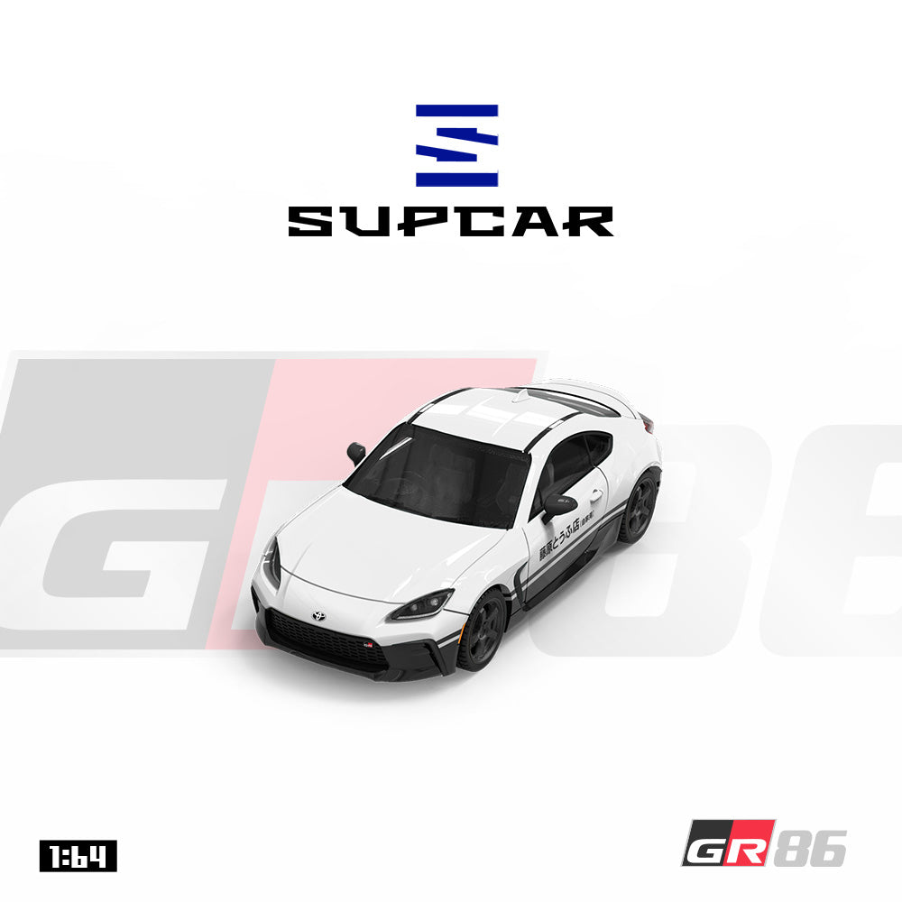 [Preorder] SUPCAR 1:64 Toyota GR86 Fujiwara Tofu Shop Livery SC648602