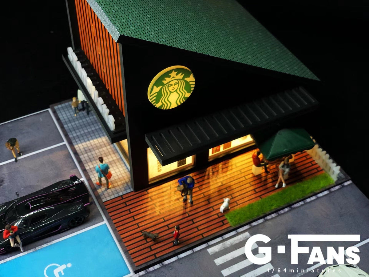 G.Fans 1:64 Starbucks Building Diorama Model 710025