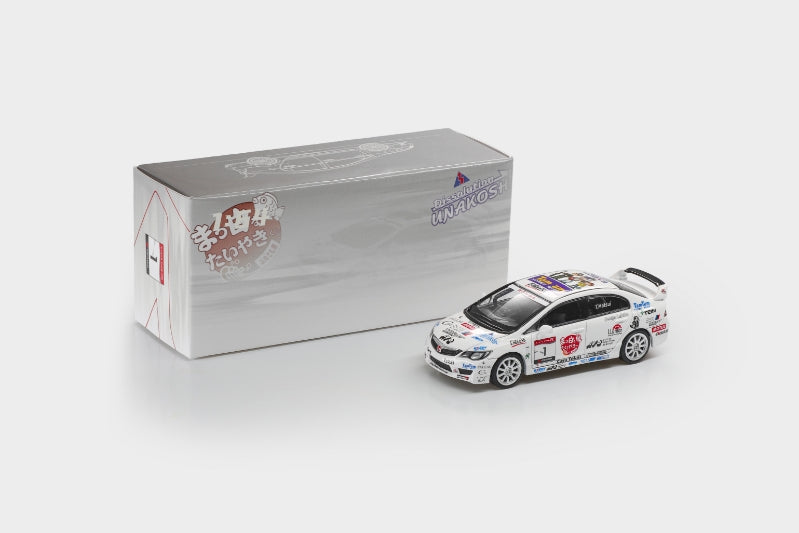 [Preorder] Modelmodel 1:64 Honda Civic Type-R FD2 #1 Exciting Cup One Make Race 2009 MM64-FD2-001