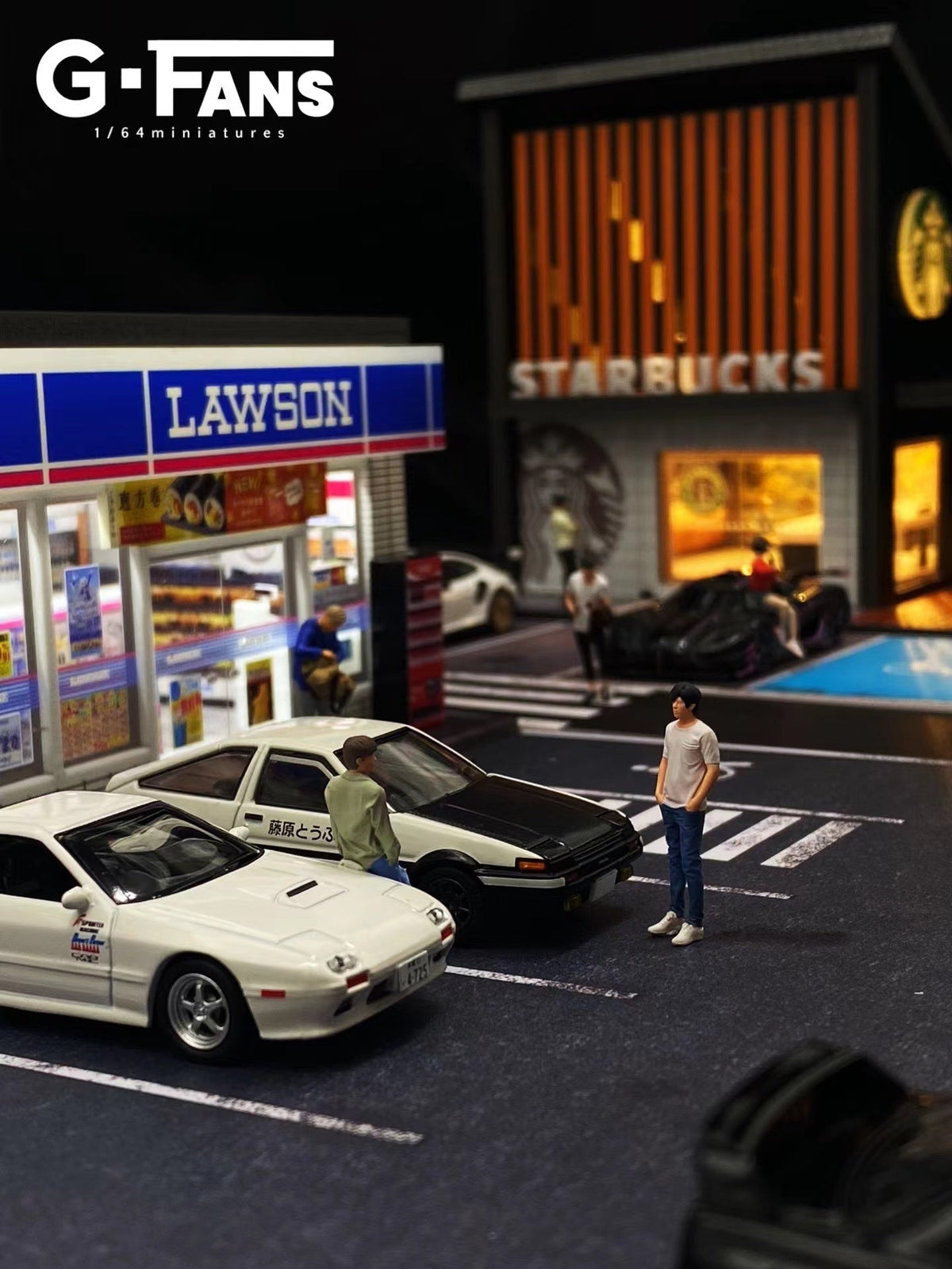 G.Fans 1:64 LAWSON Building Diorama Model 710024