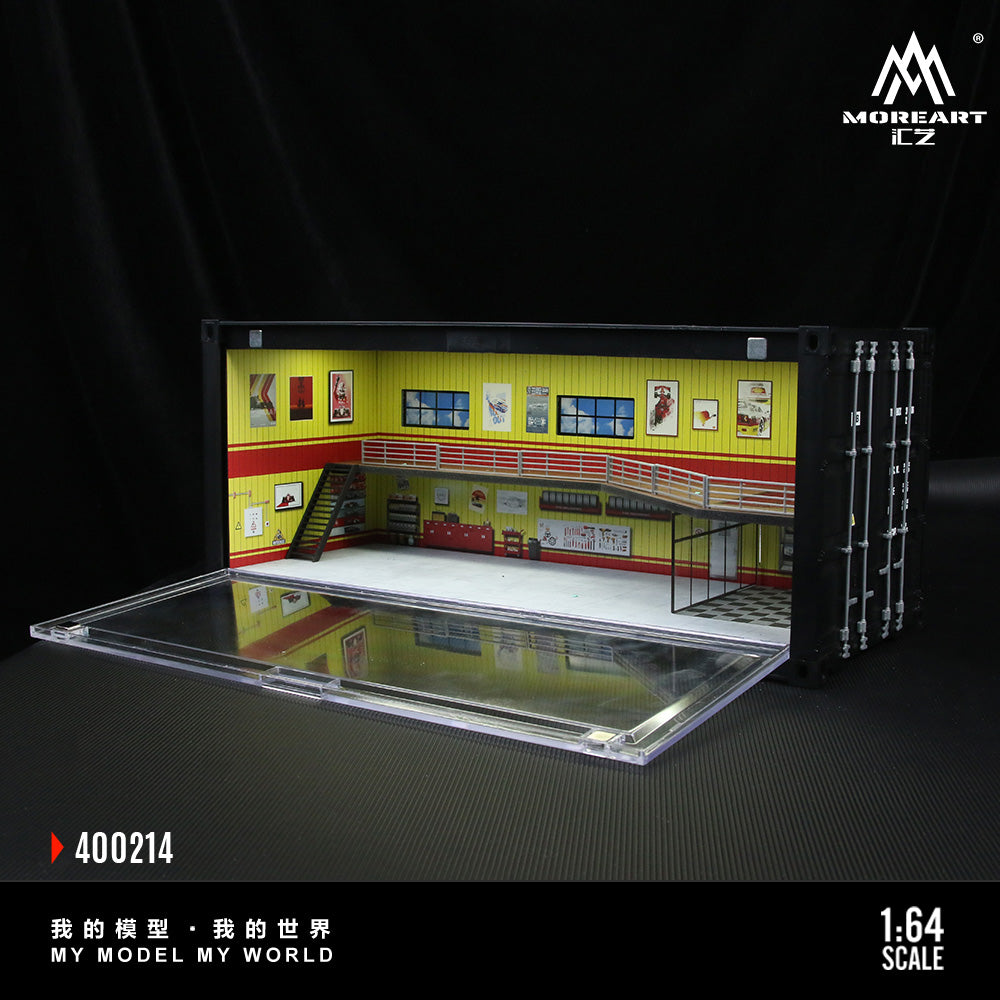 MoreArt 1:64 CONTAINER REPAIR SHOP SCENE (2 Versions) MO400213/MO400214