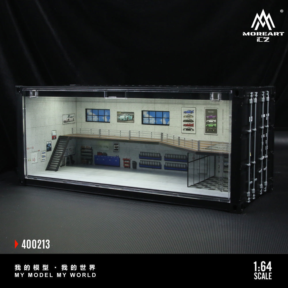 MoreArt 1:64 CONTAINER REPAIR SHOP SCENE (2 Versions) MO400213/MO400214