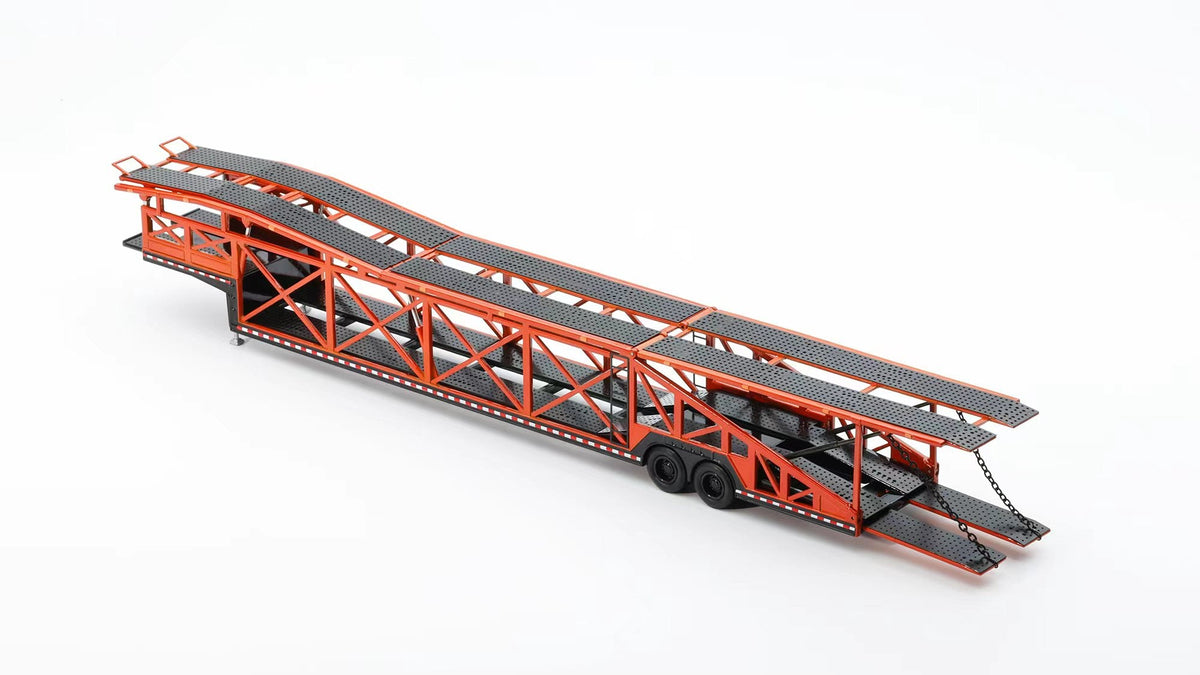 Shadow 1:64 CAR CARRIER TRAILER, BLACK+ORANGE KS-120-589