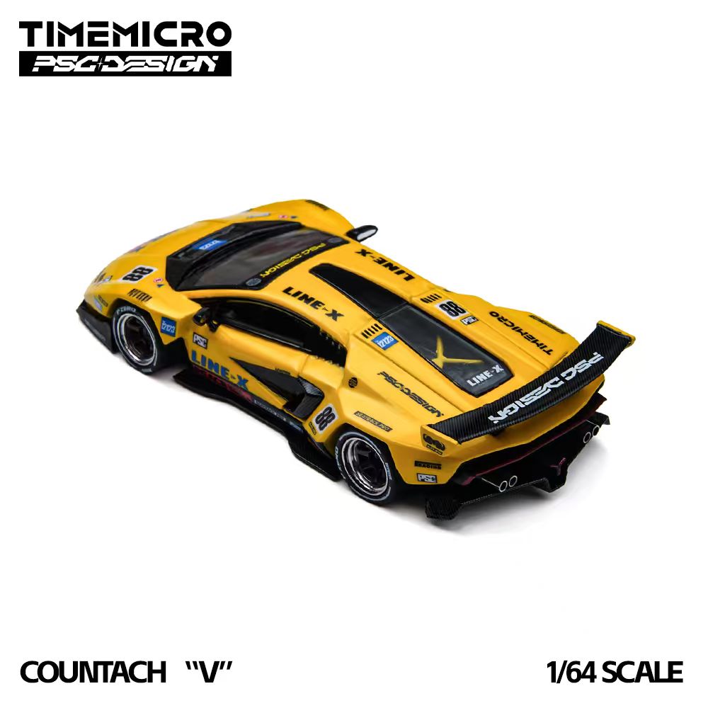 [Preorder] TimeMicro X PSC DESIGN 1:64 Lamborghini Countach “V” GT Tribute TM647709