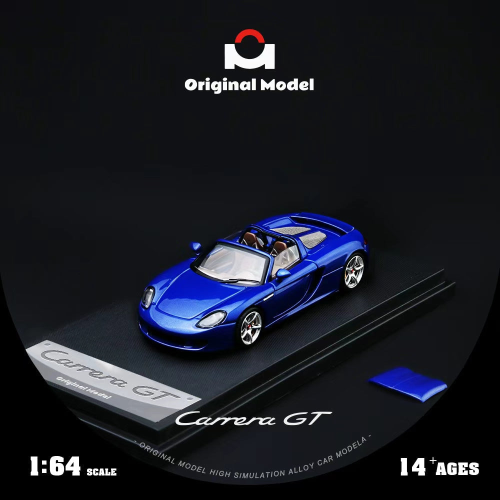 [Preorder] Original Model 1:64 Porsche Carrera GT Blue OM645913