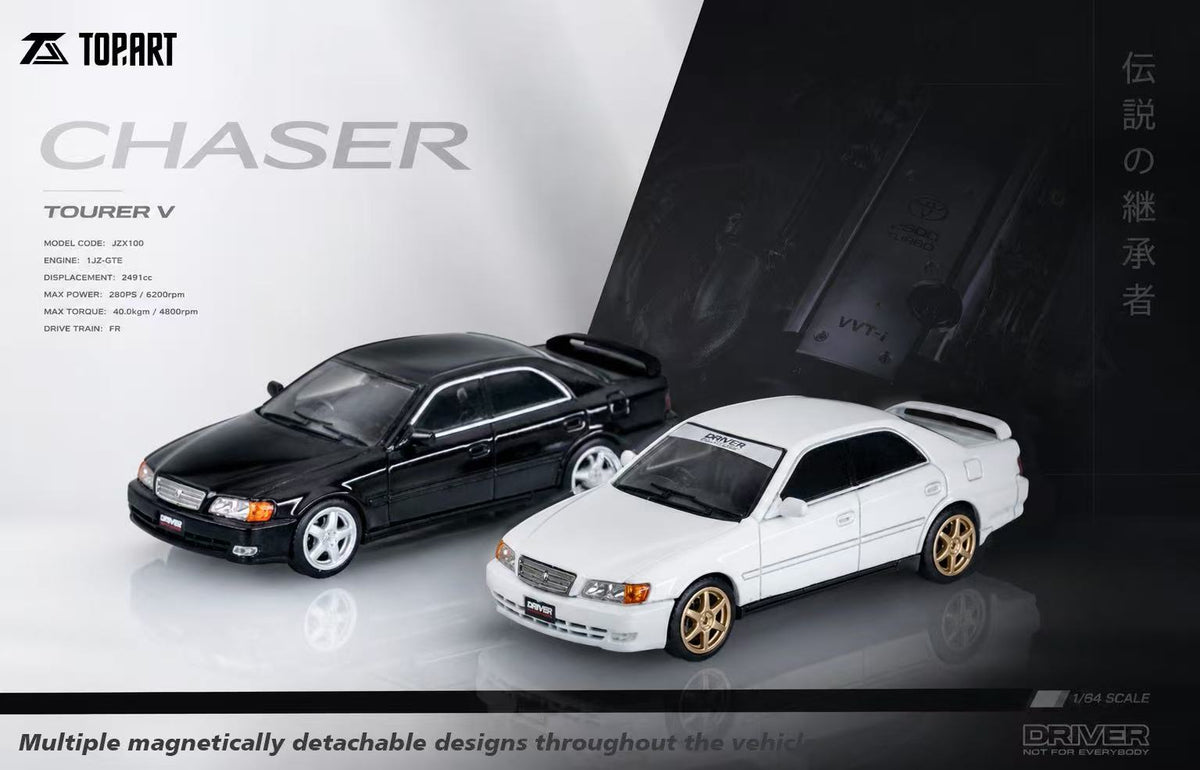 [Preorder] TOPART 1:64 Toyota JZX100 Chaser (2 Colours)