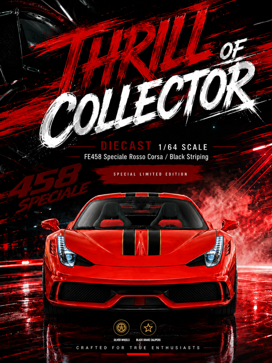 [Preorder] TOC 1:64 Ferrari Supercar 458 Speciale (2 Colours)