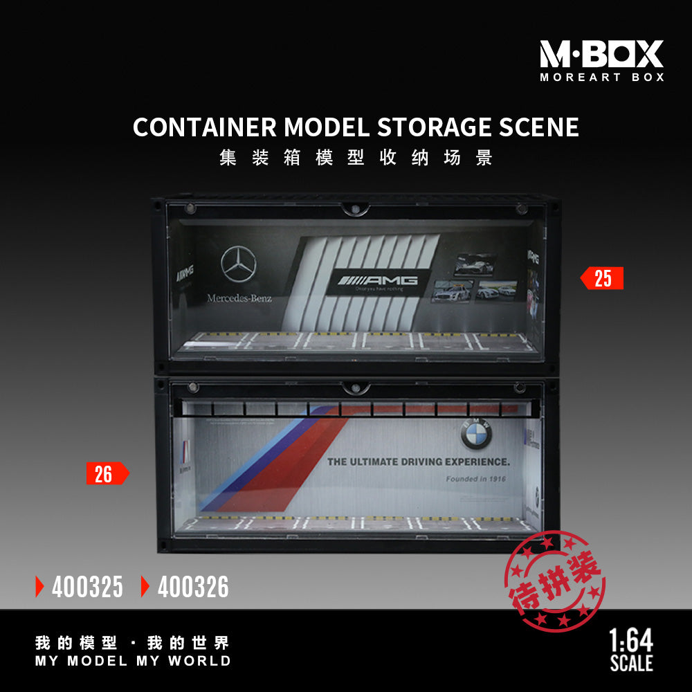 [Preorder] MBOX 1:64 CONTAINER MODEL STORAGE SCENE (2 Versions) MB400325/MB400326