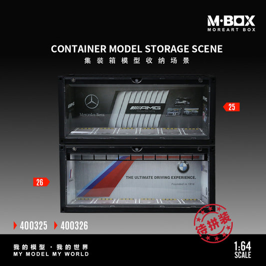 [Preorder] MBOX 1:64 CONTAINER MODEL STORAGE SCENE (2 Versions) MB400325/MB400326