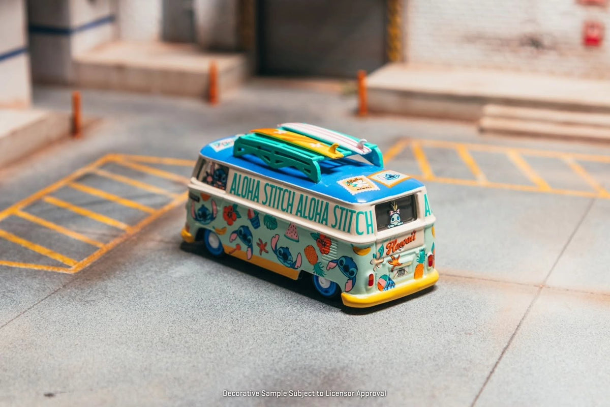 [Preorder] Tarmac Works 1:64 Volkswagen Type II (T1) Panel Van Lilo & Stitch T64S-005-LS