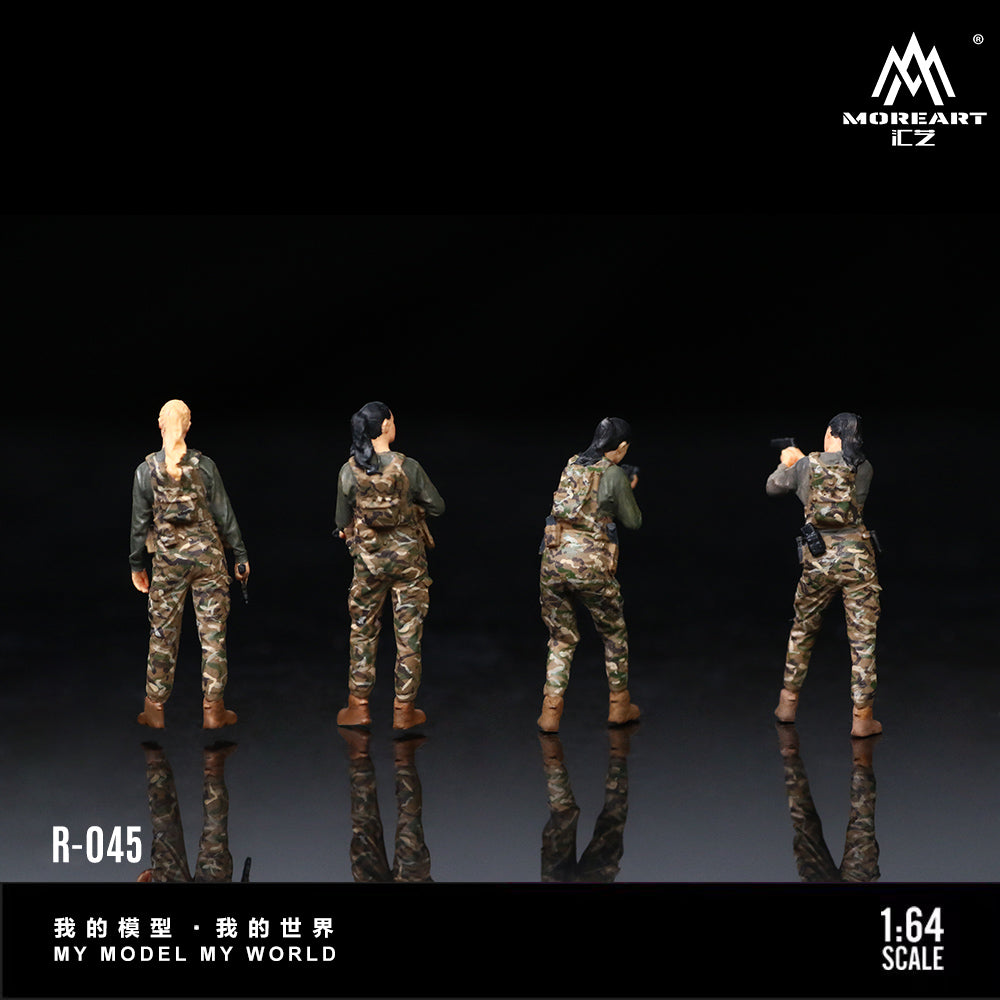 MoreArt 1:64 Special Forces Women's Doll Set MO223045