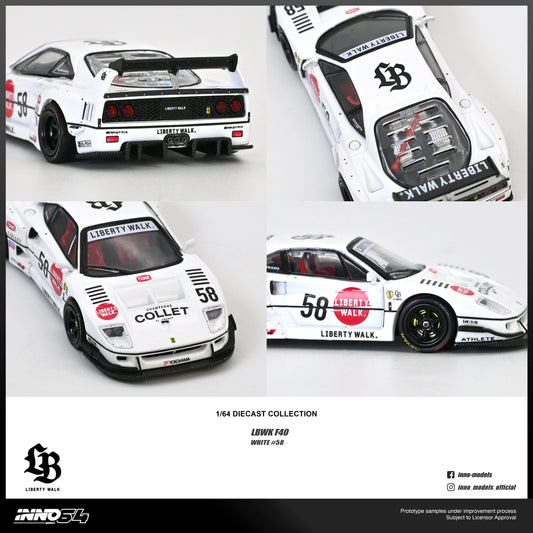 [Preorder] Inno64 1:64 LBWK F40 COLLET IN64-LBWKF40-COLLET