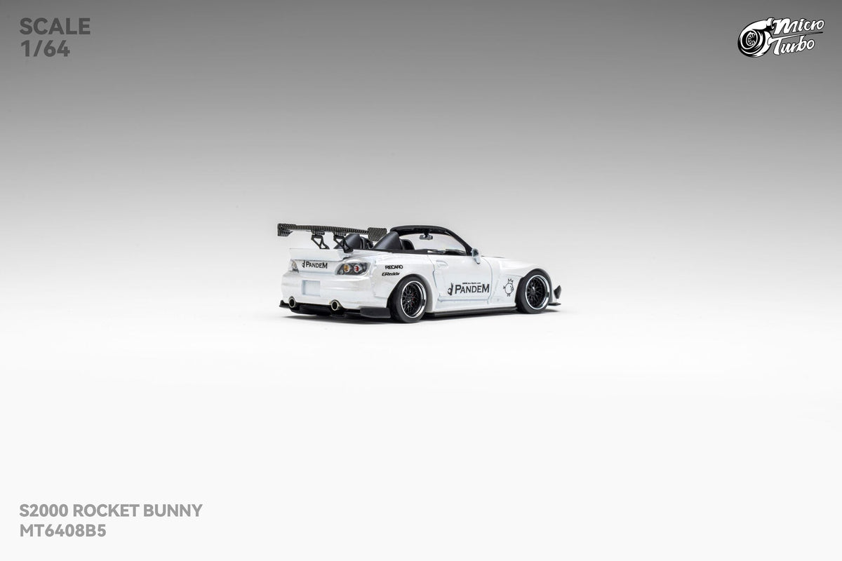 [Preorder] Microturbo 1:64 Custom S2000 RB - Metallic White MT6408B5
