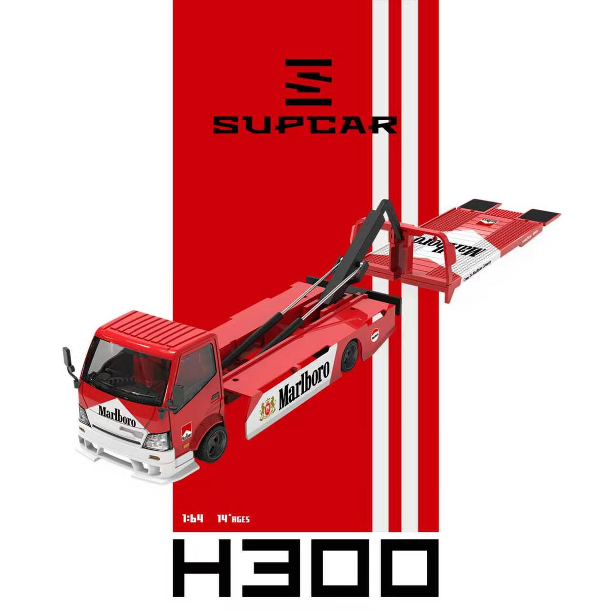 [Preorder] SUPCAR 1:64 H300 Marlboro Livery SC647249
