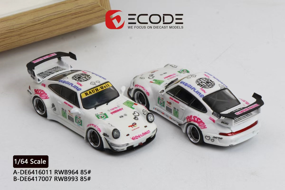 Decode 1:64 Porsche #85 Iron Dames Livery (2 Versions)