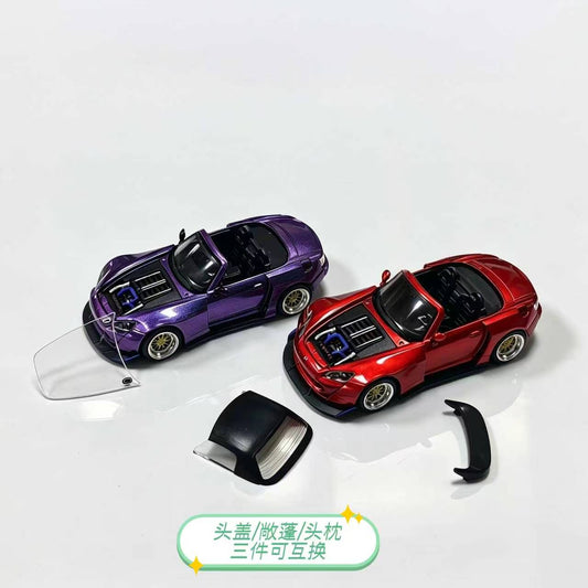 [Preorder] Rhino Model 1:64 Honda S2000 Widebody Convertible (2 Colours)