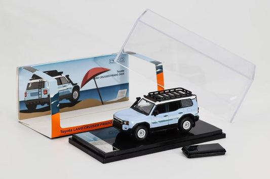 GCD 1:64 Toyota LAND CRUISER PRADO 2024 - LHD BLUE KS-075-581