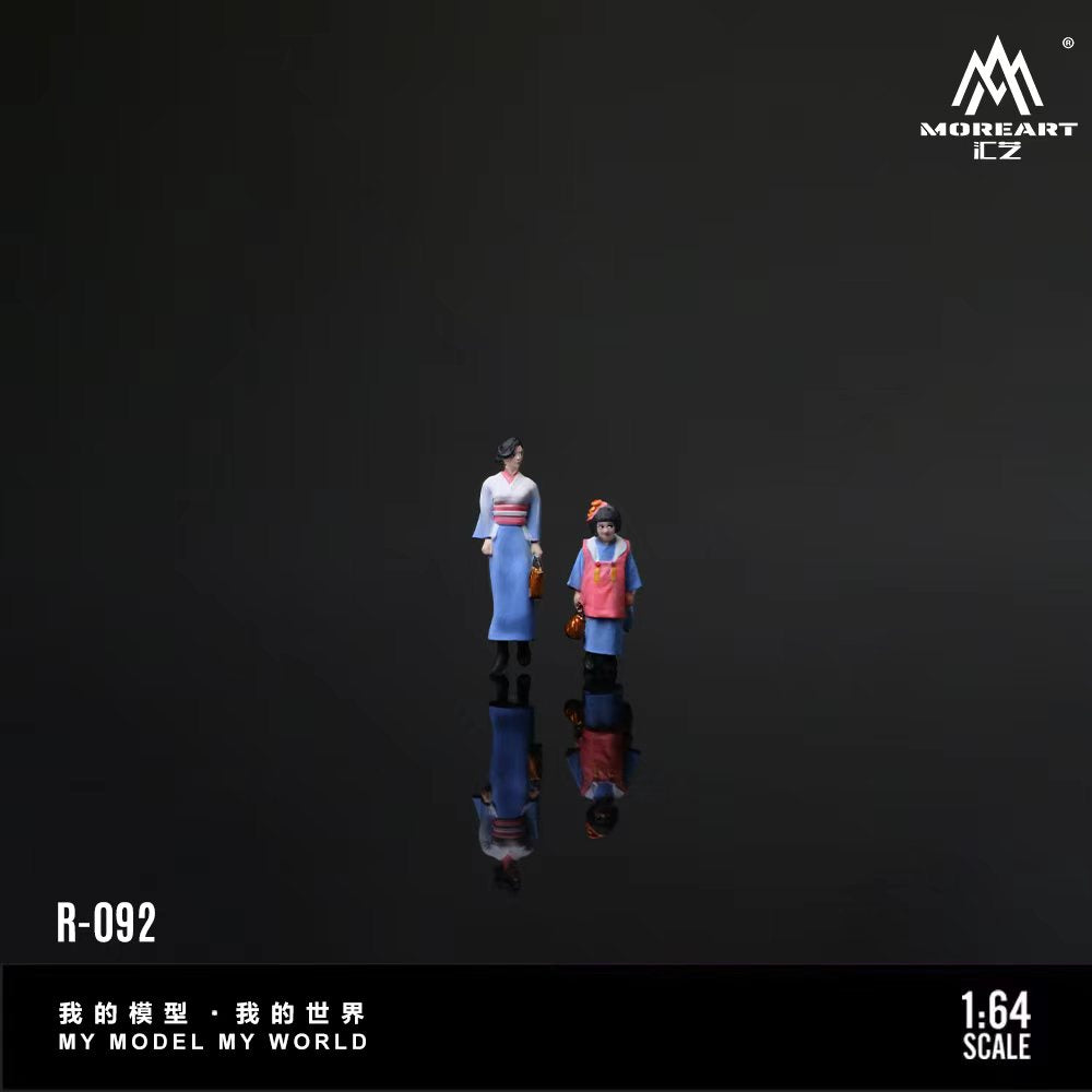 [Preorder] MoreArt 1:64 JAPANESE STYLEMOTHER DAHTER OUTING FIGURESET MO223092