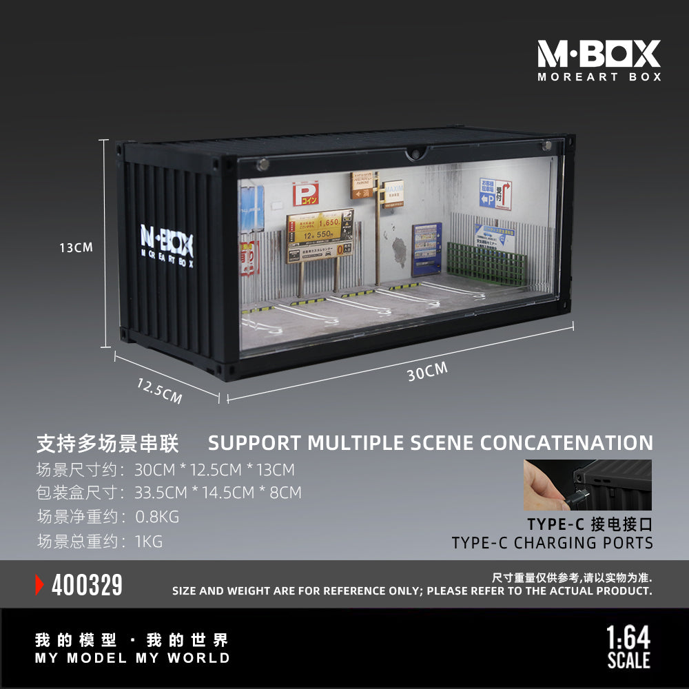 [Preorder] MBOX 1:64 CONTAINER MODEL STORAGE SCENE (2 Versions) MB400328/MB400329