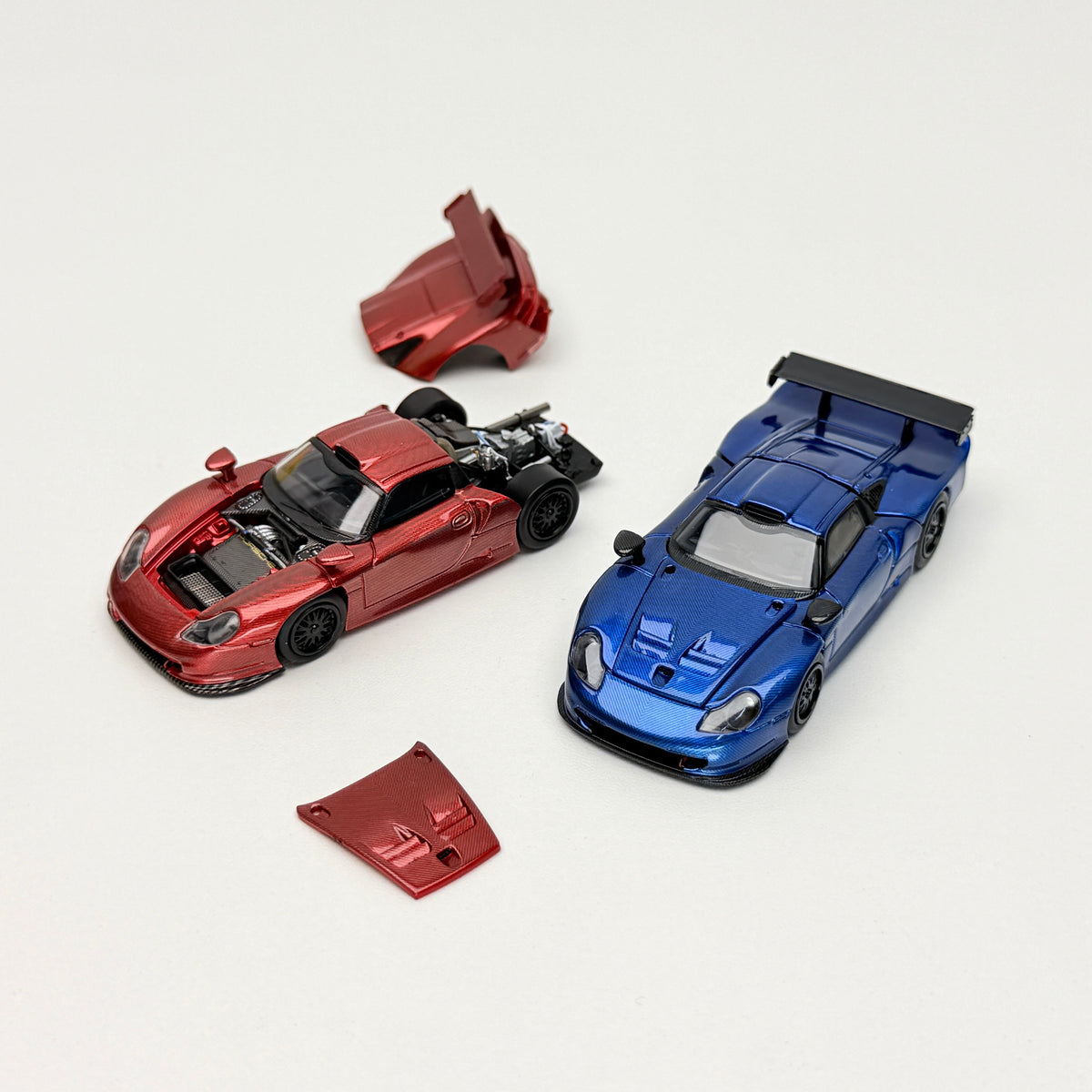 Transcend model 1:64 Porsche 911 GT1 24h LeMans 1997 (2 Colours)
