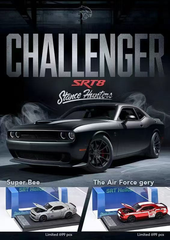 [Preorder] Stance Hunters 1:64 Dodge Challenger Hellcat SRT8 Hellcat (2 Variants)