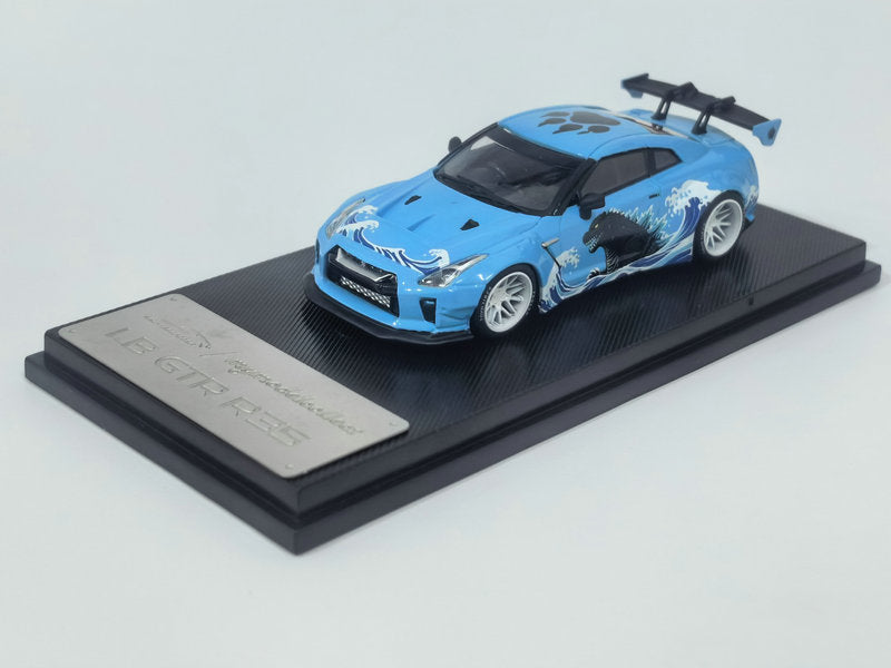 [Preorder] Model Collect 1:64 LB GTR R35 1.5 Blue Godzilla Livery MC640004U