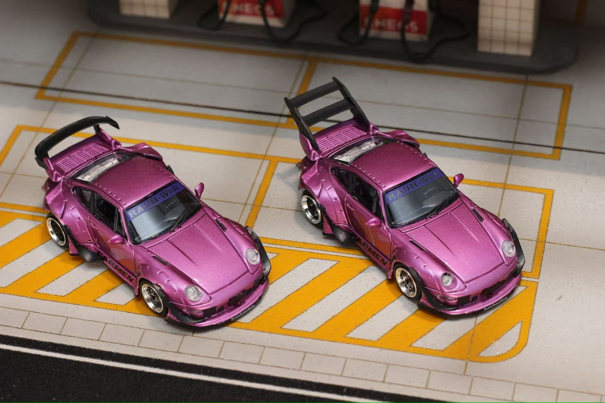 Street Weapon 1:64 Porsche RWB 993 Carmen Purple Metallic (2 Versions)